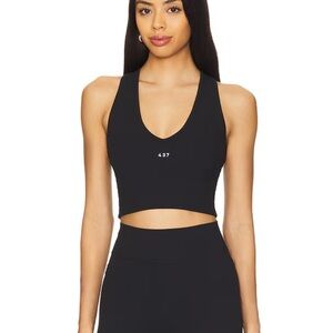 437 The V Tank Top in Black